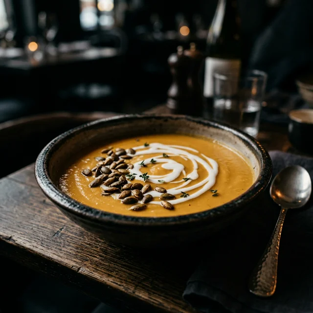 Crema de Calabaza y Zanahoria