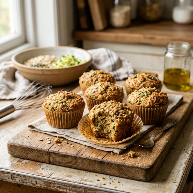 Muffins de Calabacín (Zucchini Bread)