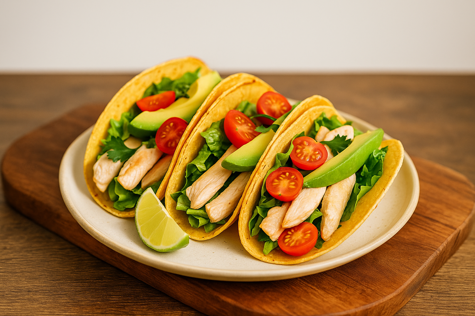 Tacos de Pollo Low-FODMAP